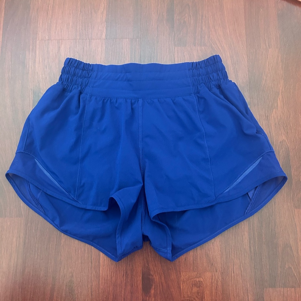 Lululemon Athletica Blue Athletic Shorts Lightweight Breathable Design